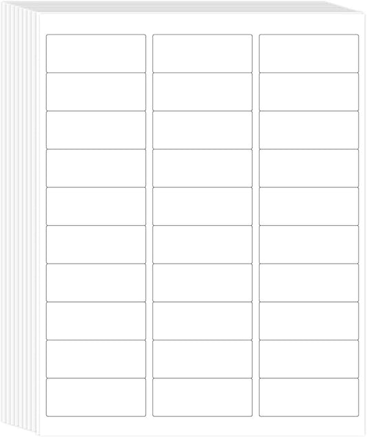 L LIKED Printable Address Labels, 1" x 2-5/8", 900 Labels, 30 per Sheet, Label Stickers for Envelopes (30 Sheets)-DeskLoop Office