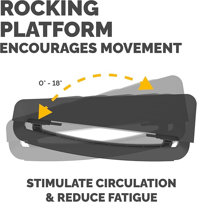 Fellowes Breyta Ergonomic Adjustable Foot Rest Black-DeskLoop Office