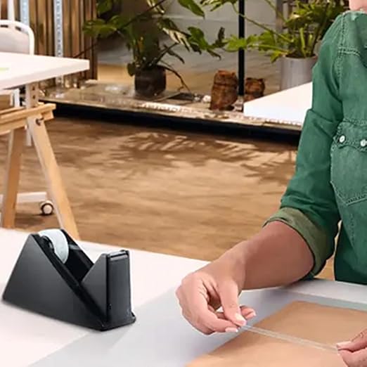 16 Rolls Transparent Tape Refills Rolls 3/4-Inch x 1000 inch, 1 inch Core, Clear Gift Wrapping Tape Refill Roll for Office, Home, School-DeskLoop Office