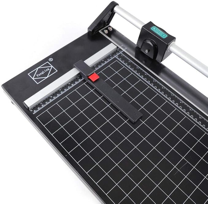 24Inch Rotary Trimmer Paper Cutter,Manual Paper Cutters Trimmers Photo Paper Cutter with Automatic Paper Weighting,Self-Sharpening for Craft Paper, Card Stock and Office Paper-DeskLoop Office