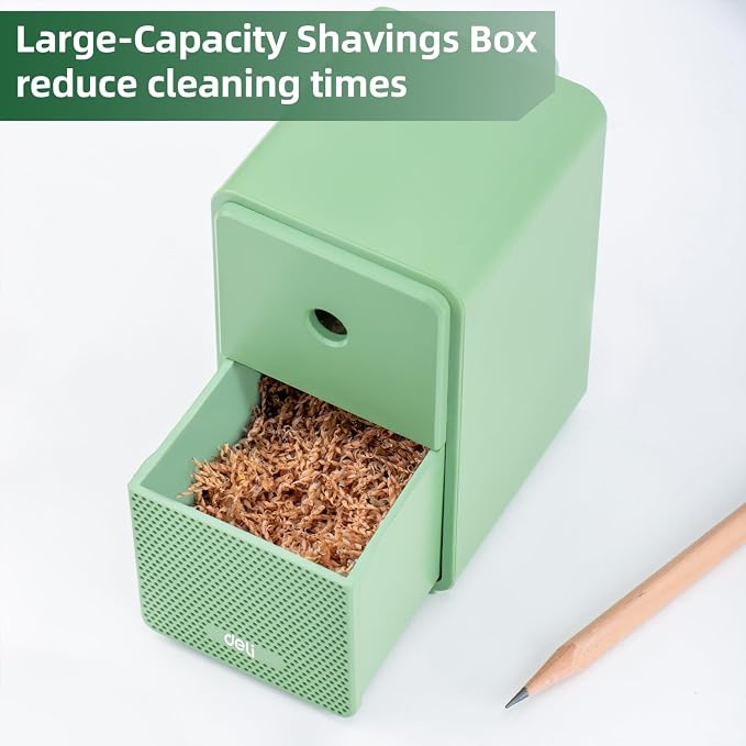 Deli Manual Hand Crank Pencil Sharpener - Image 6