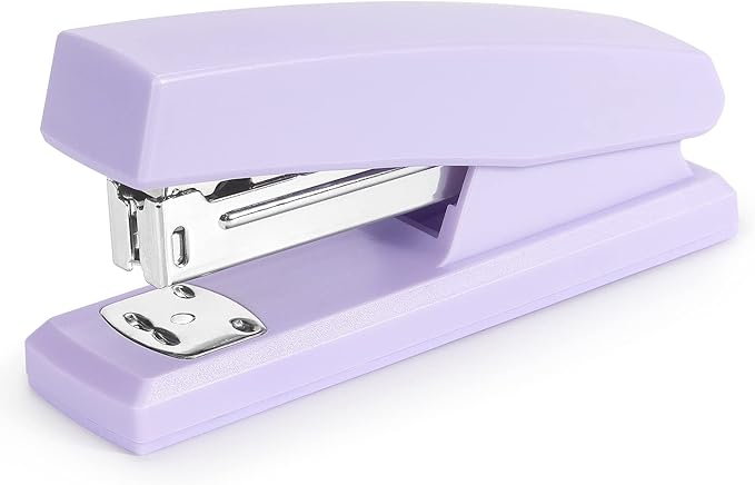 Tamaki Stapler, Office Stapler, Small Staplers for Desk, Purple-DeskLoop Office