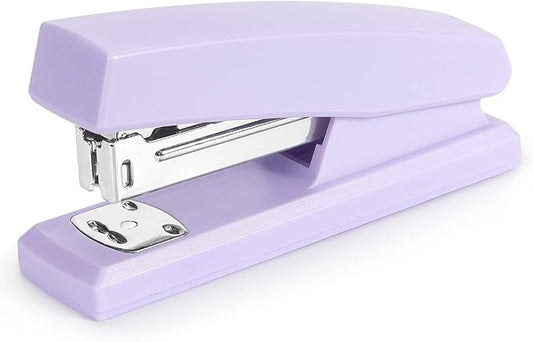 Tamaki Stapler, Office Stapler, Small Staplers for Desk, Purple-DeskLoop Office