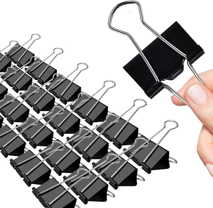 Extra Large Binder Clips 2 Inch, Standard 51mm, Fold Clamp, Extra Large Size - Image 7