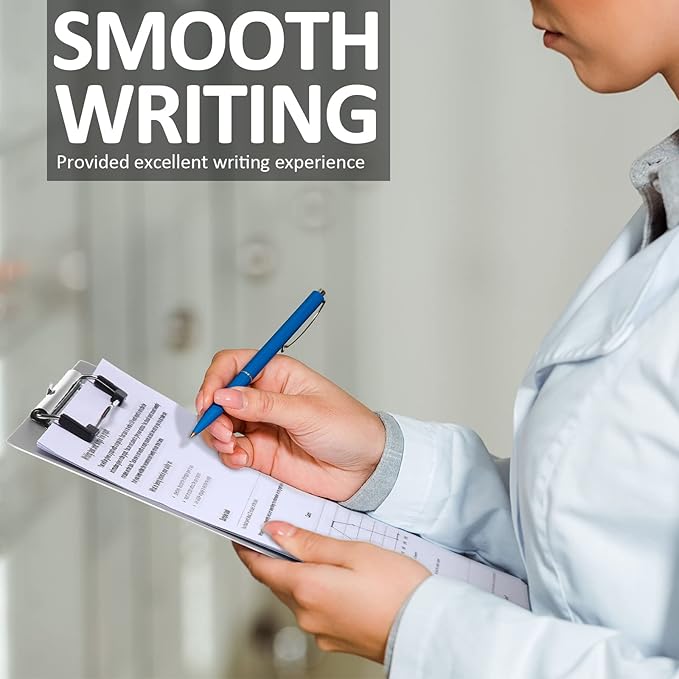 Epakh 12 Pieces Clipboard Bulks Metal Clipboard Aluminum Office Low Profile Clip Standard A4 Letter Size Metal Clip Board, Size 12.5 x 9 Inch-DeskLoop Office