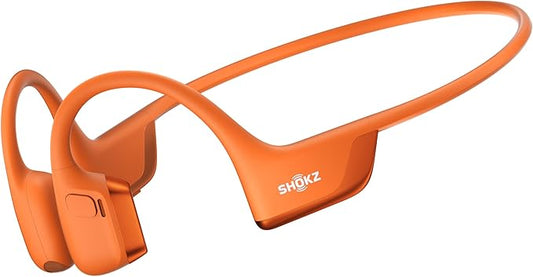 SHOKZ New OpenRun Pro 2 - Open-Ear, Bone Conduction Sport Headphones - with Reflective Strip - Sweat Resistant, Workout Headphones - Secure, Wireless, Comfortable Fit-Deep Bass and Smart Mic App-DeskLoop Office