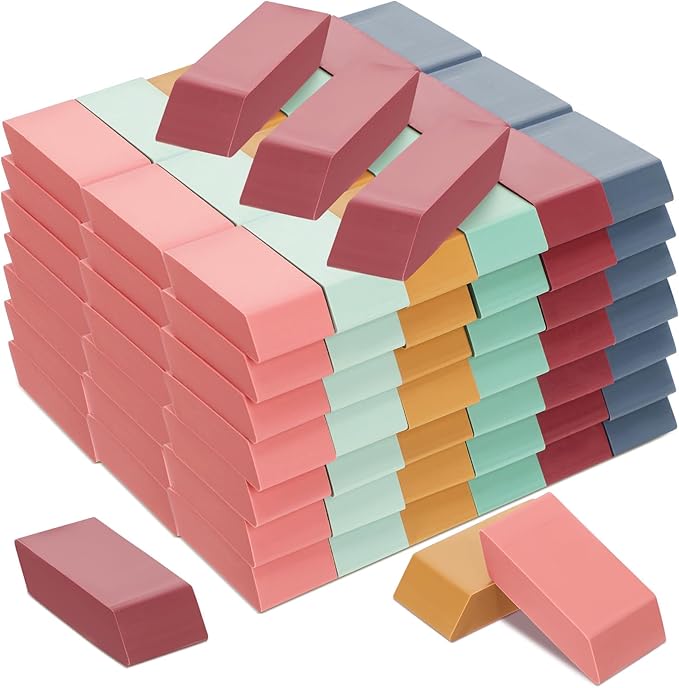 150 Pcs Boho Classroom Decor Erasers Bulk Colorful Pencils Erasers for Students Artists Drawing Writing for School College Classroom Home Office Supplies-DeskLoop Office