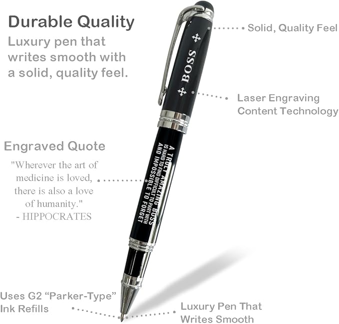 Boss Office Gifts Pen - Engraving Gift for Boss, Director or Colleague-DeskLoop Office