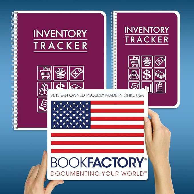 BookFactory Inventory Log Book/Small Business Inventory Tracker/Tracking - Image 5