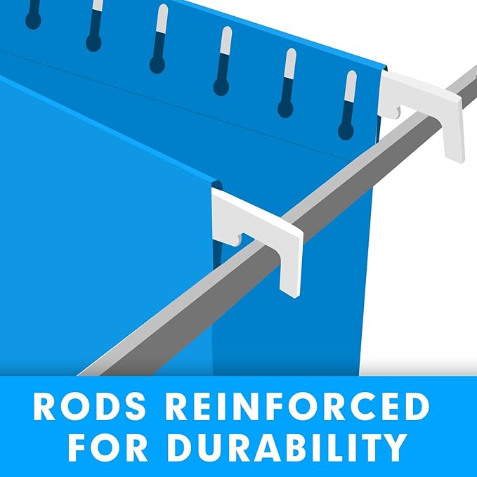 Extra Capacity Hanging File Folders, RAZCC 30 Pack Letter Size Reinforced Hanging Folders with Heavy Duty 2 Inch Expansion for Bulky Files, Filing Cabinet, Adjustable Tabs, Assorted Colors-DeskLoop Office