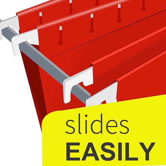 HERKKA Extra Capacity Hanging File Folders, 60 Pack Reinforced Letter Size Hanging Folders with Heavy Duty 2 Inch Expansion, Designed for Bulky Files, Medical Charts, 12 Assorted Colors-DeskLoop Office