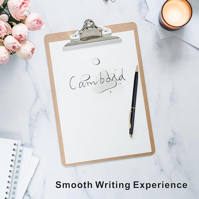 Cambond Black Pens Ballpoint Pens - Black Ink Bulk 1.0 mm Medium Point Smooth Writing Office Pens for Men Women Police Uniform Office Business, 10 Pack (Black)-DeskLoop Office