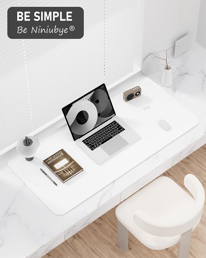 Desk Pad, 23.6" x 13.8" PU Leather Non-Slip Desk Mat Large Mouse Pad - Image 7