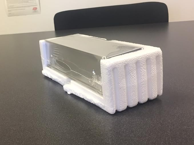 The Original Over the Cube - Quality Aluminum, Changeable Cubicle Nameplate Holder, Satin Silver Base, and Silver Name Plate Holder, (3" Cubicle Wall Depth) Made in The USA