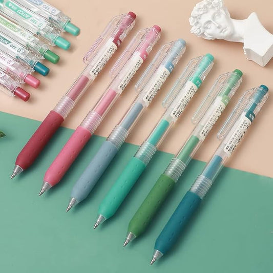 Morandi Journal Planner Pens Colorful 0.5mm Markers Fine Tip Drawing Pens Porous Fineliner Pen for Bullet Journaling Writing Note Taking Coloring Art Office School Supplies (6 Morandi colors)-DeskLoop Office