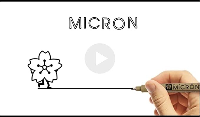SAKURA Pigma Micron Fineliner Pens - Archival Black & Colored Ink Pens - For Writing, Drawing, or Journaling - Black & Assorted Colored Ink - 01 Point Size - 6 Pack-DeskLoop Office