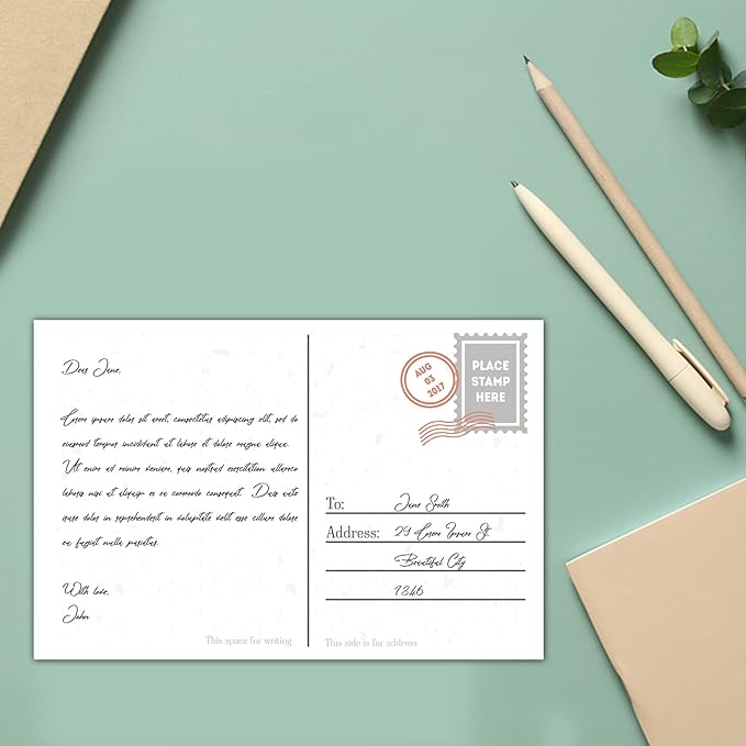 100 Pack White Blank Index Cards 4x6 Thick Paper, Goefun 80lb Heavyweight CardStock Unlined Notecards for Post Cards, Photo Paper, Recipe Cards-DeskLoop Office