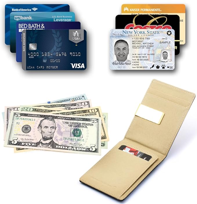 Free Engraving - Personalized Groomsmen Gift, Roller Ballpen, Ballpoint pen, Ball pen, Refillable Pen, Refill pen, Leather Money Clips, Card Holder, Three Lines Each 30 Characters-DeskLoop Office