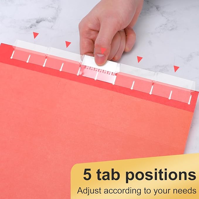 Hanging File Folders, 30 Pack Letter Size Hanging File folders with Tabs, Stay Organized for Your Home and Office Bulk File, Documents and Paper, 10 Colors-DeskLoop Office