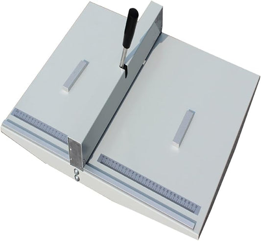 18Inch Manual Creasing Machine Scoring Paper Desktop Paper Card Creaser Scorer with 2 Magnetic Blocks-DeskLoop Office