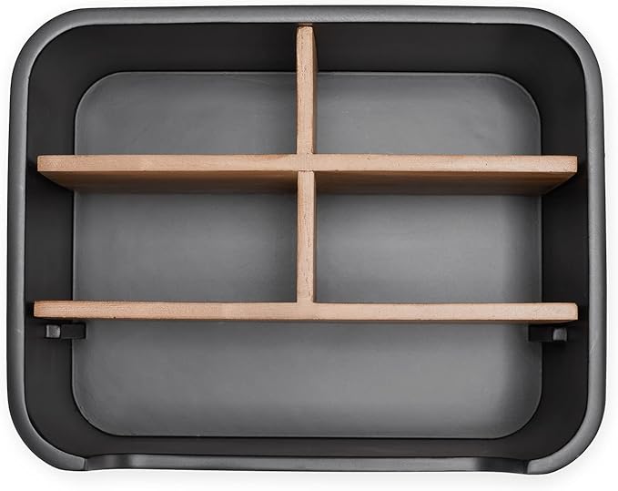 Stylish Desk Organizers and Remote Control Holders in Black, Pen Phone Holder Organizer, Multi-Purpose Caddy Storage Accessories for Office Desktop Coffee Table Bedside Nightstand-DeskLoop Office