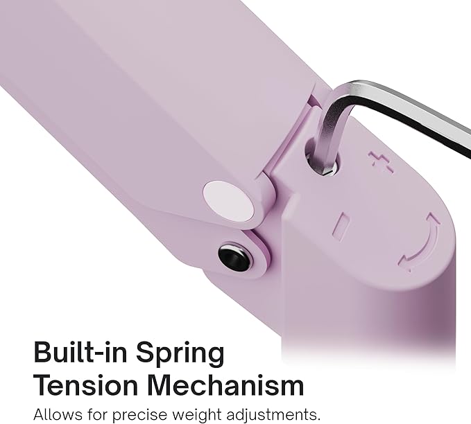 Pixio PS1S Wave Pink Single Monitor Arm Stand Desk Mount - Fits up to 32 inches Monitors and up to 19.8lbs. VESA Compatibility and Integrated Cable Management-DeskLoop Office