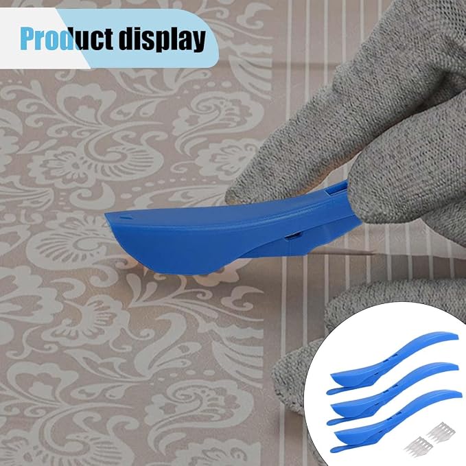 3PCS Wrapping Paper Cutter, Concealed Safety Sliding Cutter, Vinyl Gift Wrap - Image 6