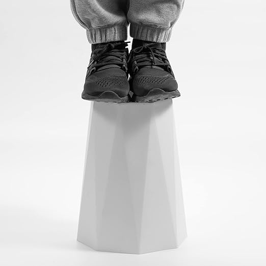 12L Trash Can Wastebasket Plastic Trash Bin Garbage Container Rubbish Can Paper Basket Office Organizer for Bedroom Home Office, 6 White-DeskLoop Office