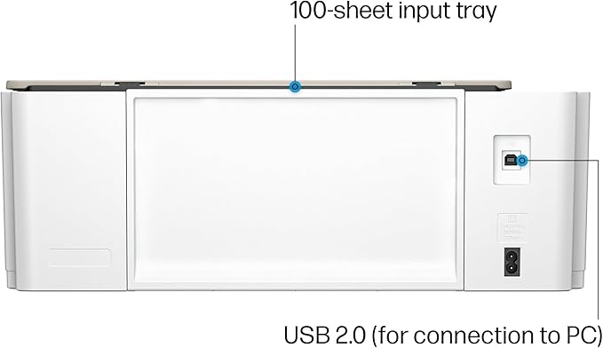 HP Smart Tank 5103 Wireless All-in-One Refillable Ink Tank Printer, Scanner, Copier with 2 Years of Ink and 100 Sheets of Photo Paper Included, Best for Home (5D1B2A)-DeskLoop Office