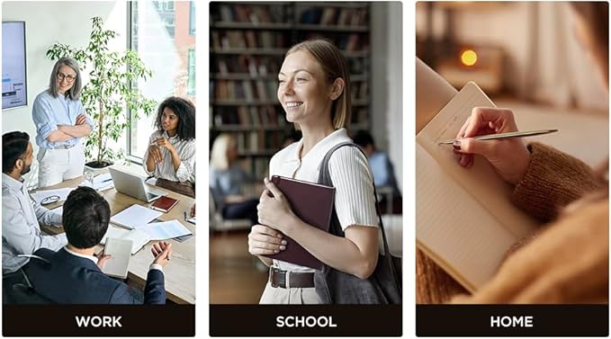 &And Per Se Lined Journal Notebook (5 Packs), 160 Pages, A5 5.7 x 8 inches College Ruled Thick Paper Notebook Journals for Writing, Hardcover Notebooks for Women Men Office School (Dark Blue)-DeskLoop Office