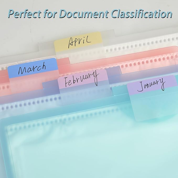 Sticky Index Tabs Book Page - 500Pcs 2 Inch Writable Colored Pages Markers, Repositionable File Tab Flags Labels Self Adhesive Reading Divider Sticker for Books, Binders, Notebook Files Folders,Pastel-DeskLoop Office