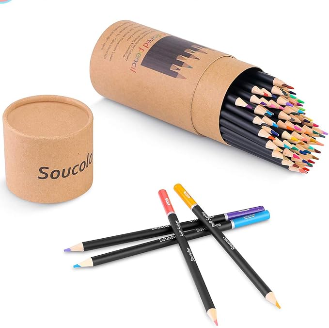 Soucolor 72 Colored Pencils Set - Image 8