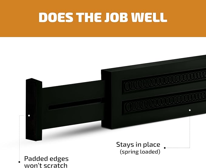 4 Pack Drawer Dividers Bamboo 2.6" High, 16-22" Adjustable Drawer Organizers for Clothes, Expandable Dresser Separators in Bedroom/Bathroom/Kitchen/Office Organization and Storage (Black)-DeskLoop Office