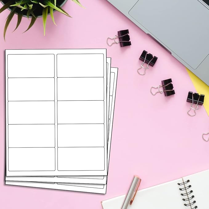 BESTEASY 10-UP Address Labels,/Address Mailing Labels 4000 Sheets Shipping Sticker Labels Compatible Laser/Ink Jet Shipping Labels(40000 Labels)-DeskLoop Office