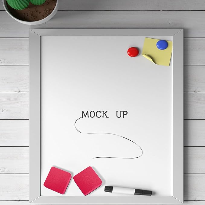 Dry Erase Erasers, 48 Pack Magnetic Whiteboard & Chalkboard Cleansers, Small Magnetic Erasers (Red)-DeskLoop Office