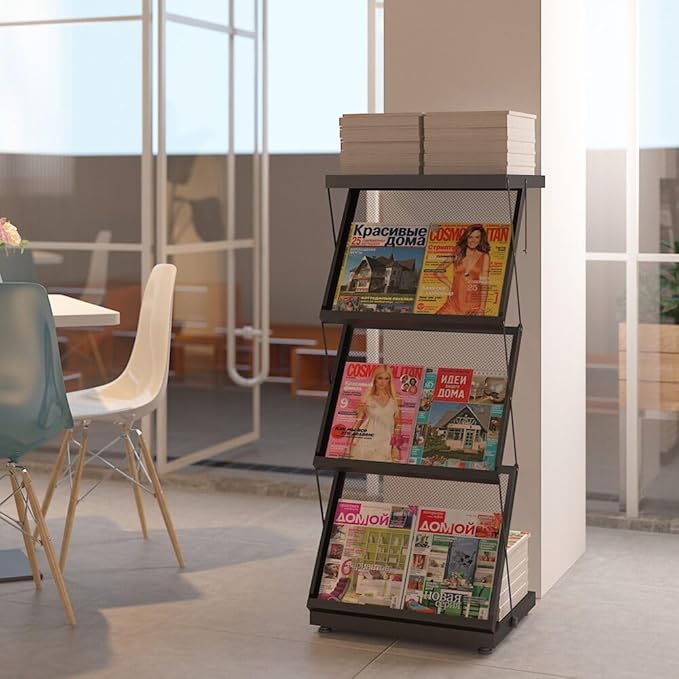 foldable brochure display stand,magazine holder for exhibition and trade show,Office magazine rack-DeskLoop Office