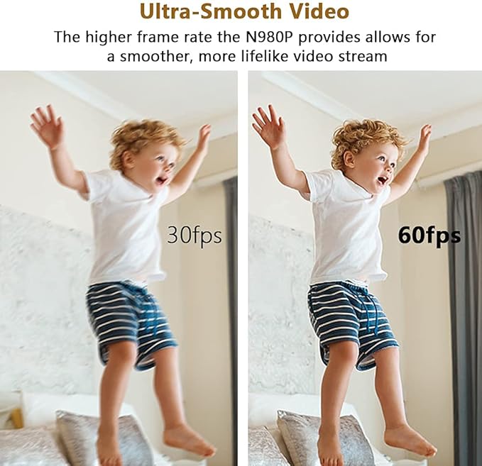 NexiGo N980P 1080P 60FPS Webcam with Microphone and Software Control, USB Computer Camera, Built-in Dual Noise Reduction Mics, 120° Wide-Angle for Zoom/Skype/FaceTime/Teams, PC Mac Laptop Desktop-DeskLoop Office