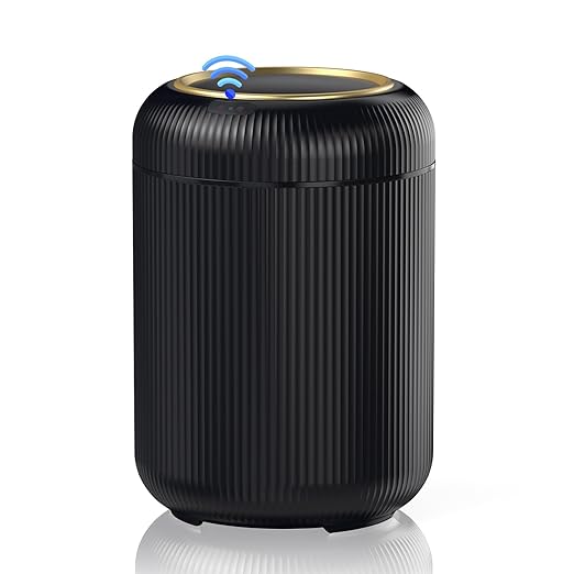 Procade Bathroom Trash Can Automatic Touchless,Motion Sensor Trash Bin,3 Gallon /11 L Smart Office Garbage can with Lid,Small Black Garbage Bin Wastebasket for Bedroom,Toilet, rv, Kitchen,Living Room-DeskLoop Office