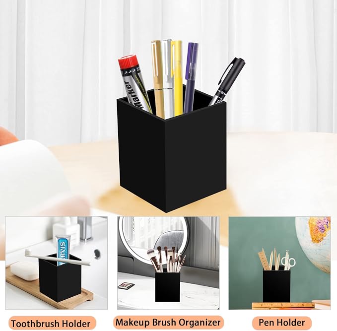 Ptaedex Acrylic Pen Holder Organizer, 2 Pack | Pen Holder - Image 7