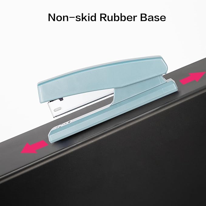 Deli Stapler, Desktop Staplers with 640 Staples, Office Stapler, 25 Sheet Capacity, Blue-DeskLoop Office