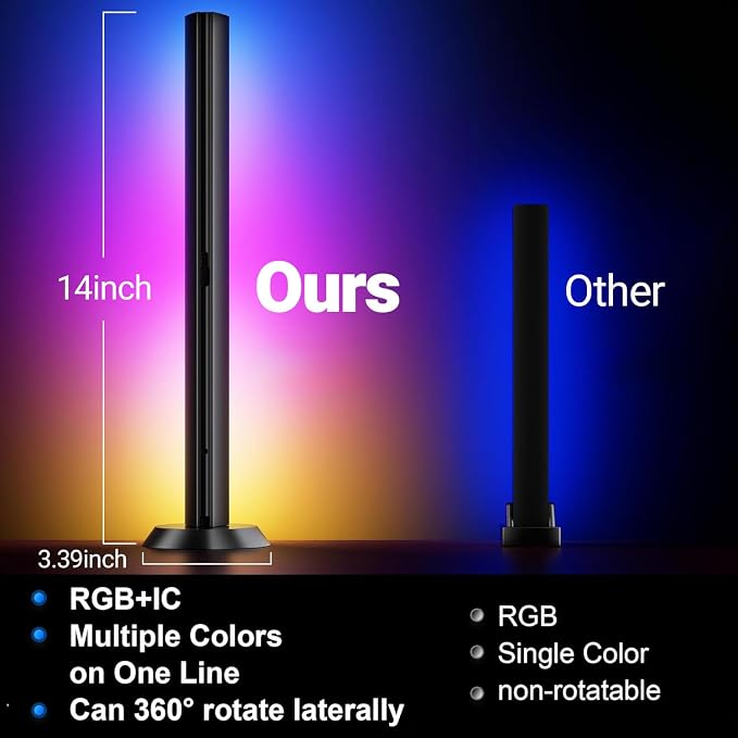 DAYBETTER Smart LED Light Bars, RGB Light Bar, 14 Inches TV Backlights - Image 9