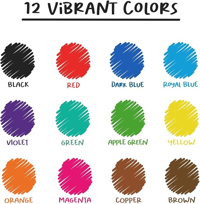 Chalkola 60 Fine Tip Dry Erase Markers Bulk | Non toxic, Low Odor Whiteboard - Image 9