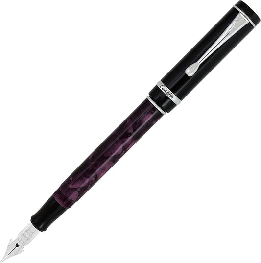 Conklin Duragraph Fountain Pen Purple Nights - Flex Nib, Dynamic Writing Tool with Rich Purple Finish-DeskLoop Office
