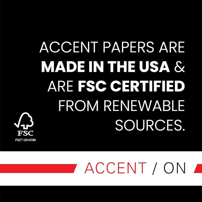 Accent Opaque White Printer Paper, 13” x 19” 28lb Copy Paper – 1,800 Sheets (4 Reams) – Premium Computer Paper with Super Smooth Finish, 97 Bright, 104gsm – Ideal for Ink Heavy Printing – 189034C-DeskLoop Office