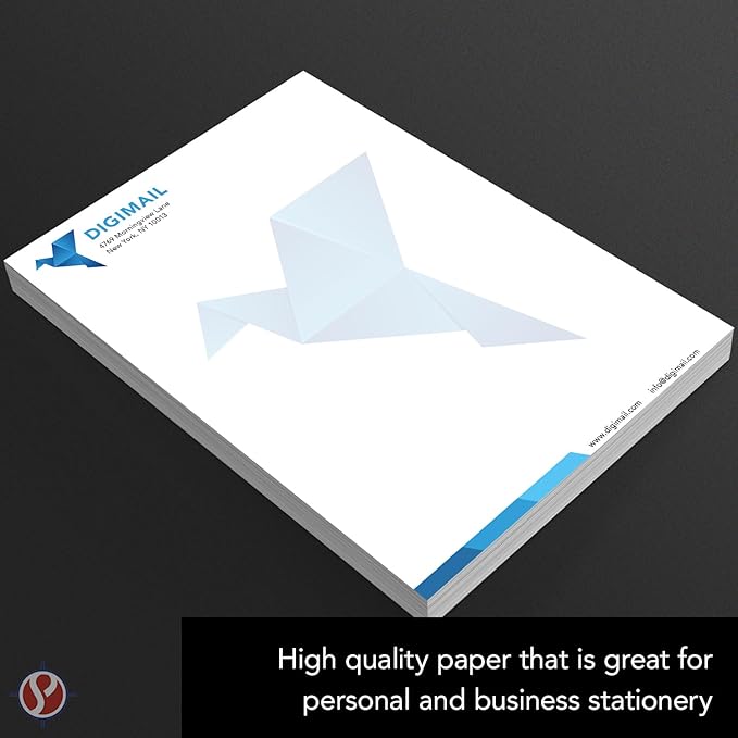 Bright White Paper - Multipurpose Office Print Writing Copy - Flyers, Posters, Design Proposals, Business Documents | 8.5 x 14 | 100lb Text (40lb Bond) | Acid Free Paper | 100 Sheets per Pack-DeskLoop Office