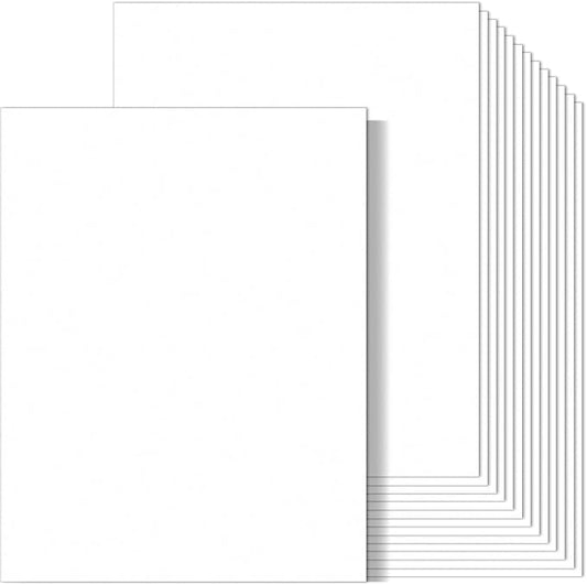 MixTeach 100 Sheets White Cardstock 8.5 x 11 Inch Thick Cardstock Paper, 250gsm/92lb Double Sided White Card Stock Printer Paper for Cards Making, Crafts, Scrapbook, Invitations, Drawing, Printing-DeskLoop Office