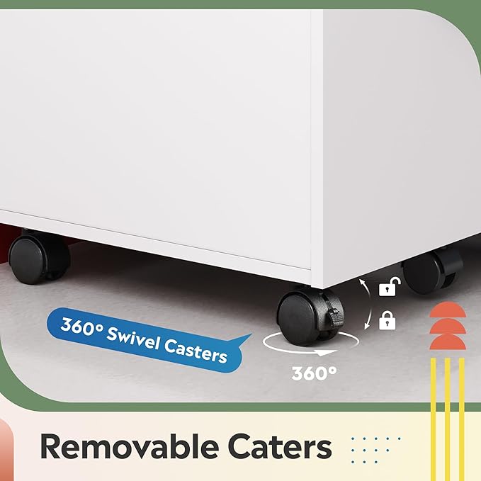 DEVAISE Wood Vertical File Cabinet-DeskLoop Office