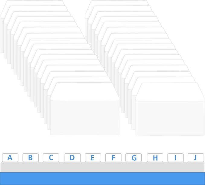 Zonon 400 Pieces Tabs 2 Inch Sticky Index Tabs, Writable and Repositionable File Labels Flags White Page Pop up Markers Labels for Reading Notes, Books and Classify Files-DeskLoop Office