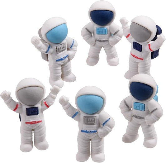 18Pcs Cute Outer Space Themed Erasers for Kids Bulk, Kawaii Fun Spaceman Desk Pet Pencil Erasers for School Classroom Supplies Prize Gifts Party Favors-DeskLoop Office