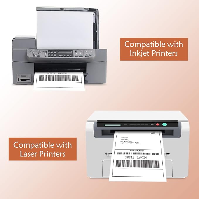9527 Product 50 Labels 8.5x11 Labels Shipping Address Labels - Image 7